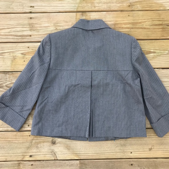 Antonio Melani Women Blazer Gray Coat Jacket - Picture 6 of 8